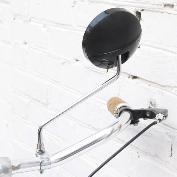 Зеркало заднего вида из черного пластика - фото 4