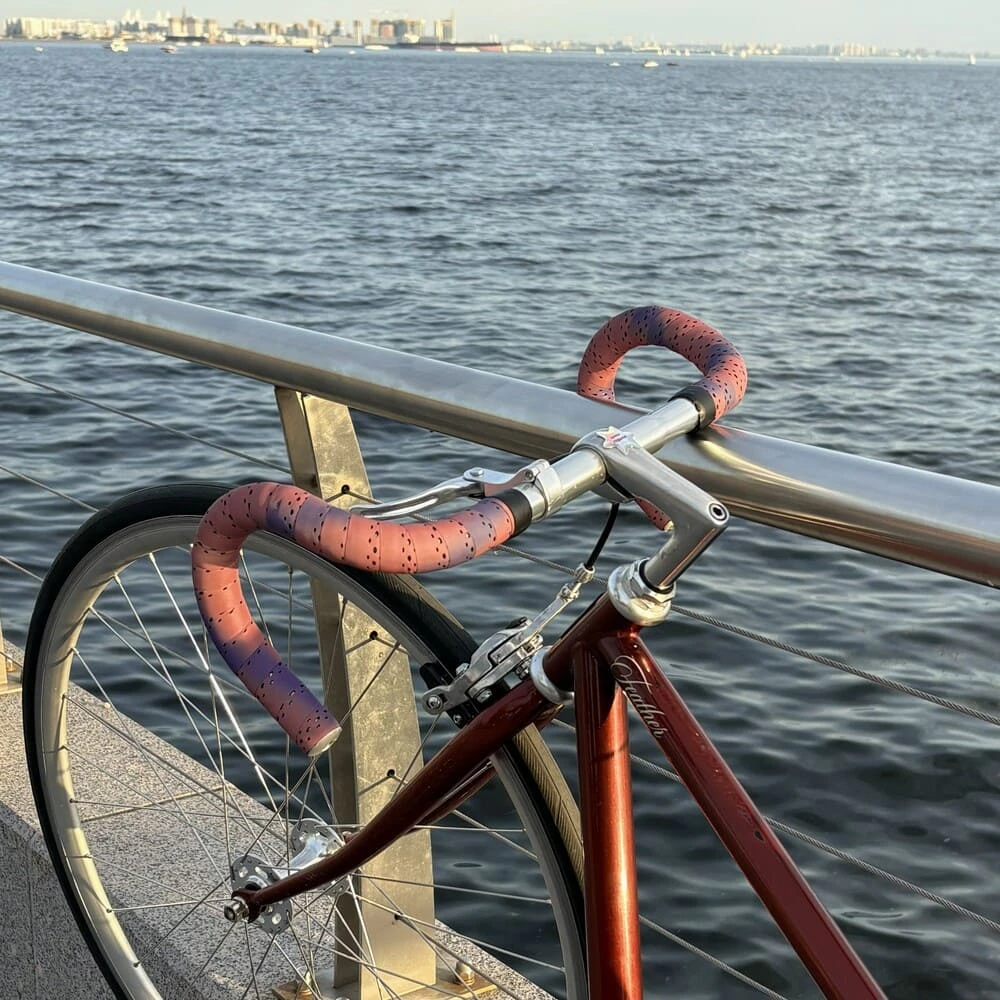 Обмотка BLB Supreme Pro Reflective Bar Tape 2 Tone Red-Blue - фото 5