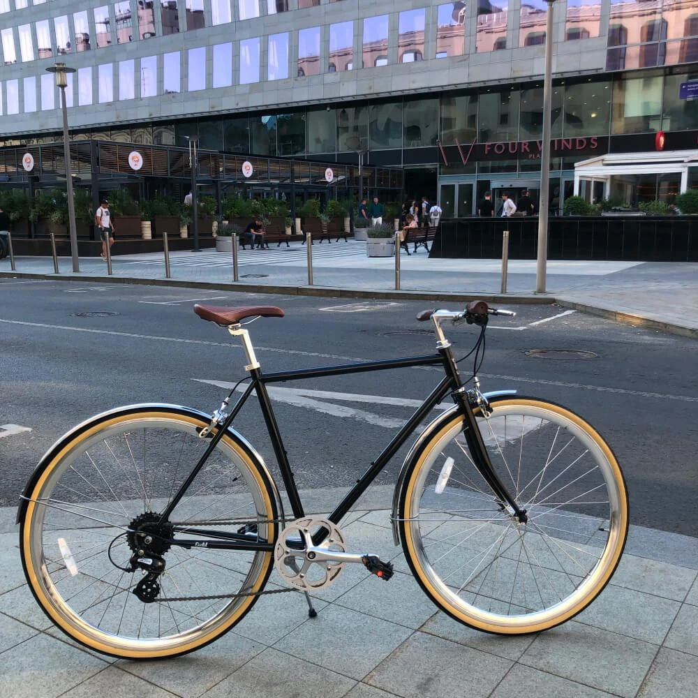 Велосипед 6KU Odyssey 8spd City Bike 54 Delano Black - фото 1