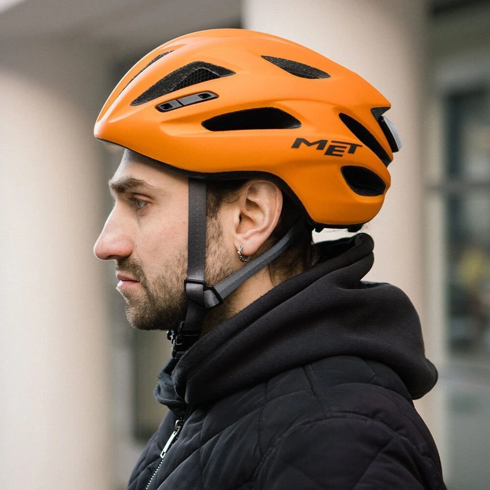 Велошлем MET Crossover Matt Orange OS - фото 2