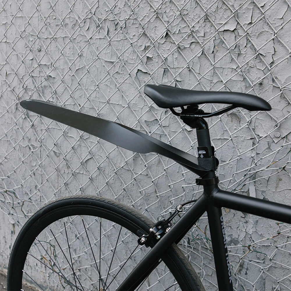 Складное велосипедное крыло Mini Wings Loong X Classic черное - фото 3