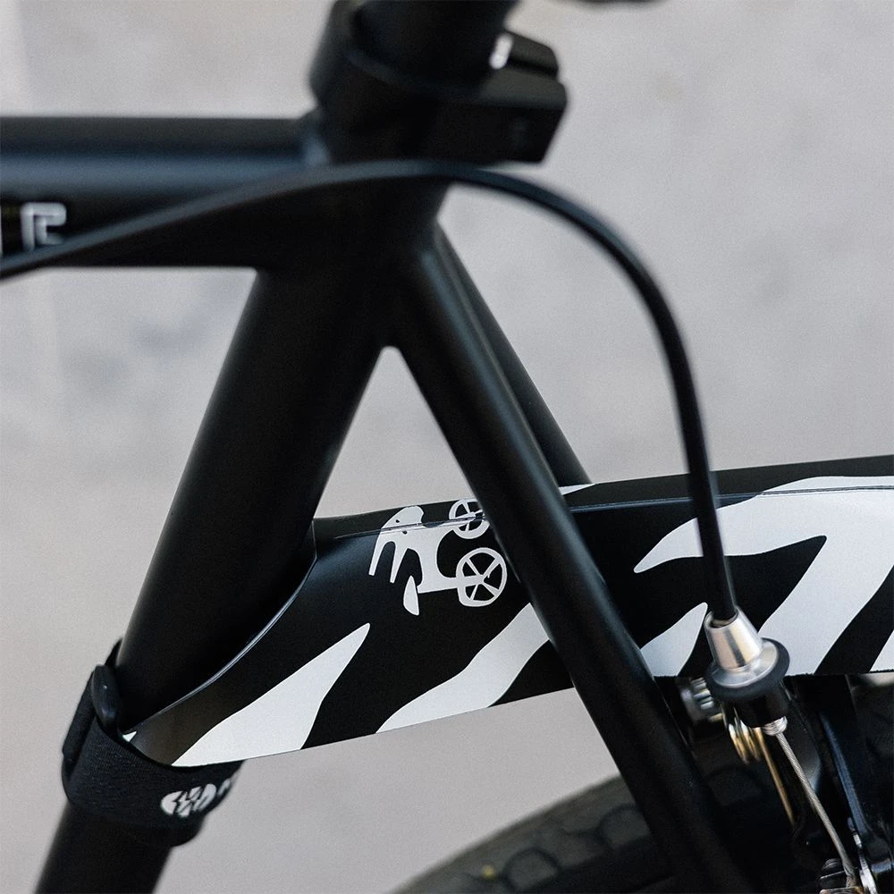 Складное велосипедное крыло it's my!bike Зебра - фото 4