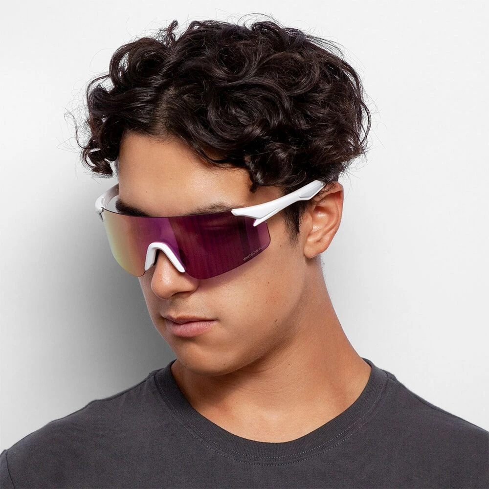 Солнцезащитные очки WhiteLab Visor Белый / Роза - фото 10