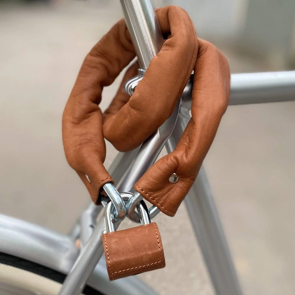 Замок-цепь для велосипеда Тигрь (разные цвета) - фото 10