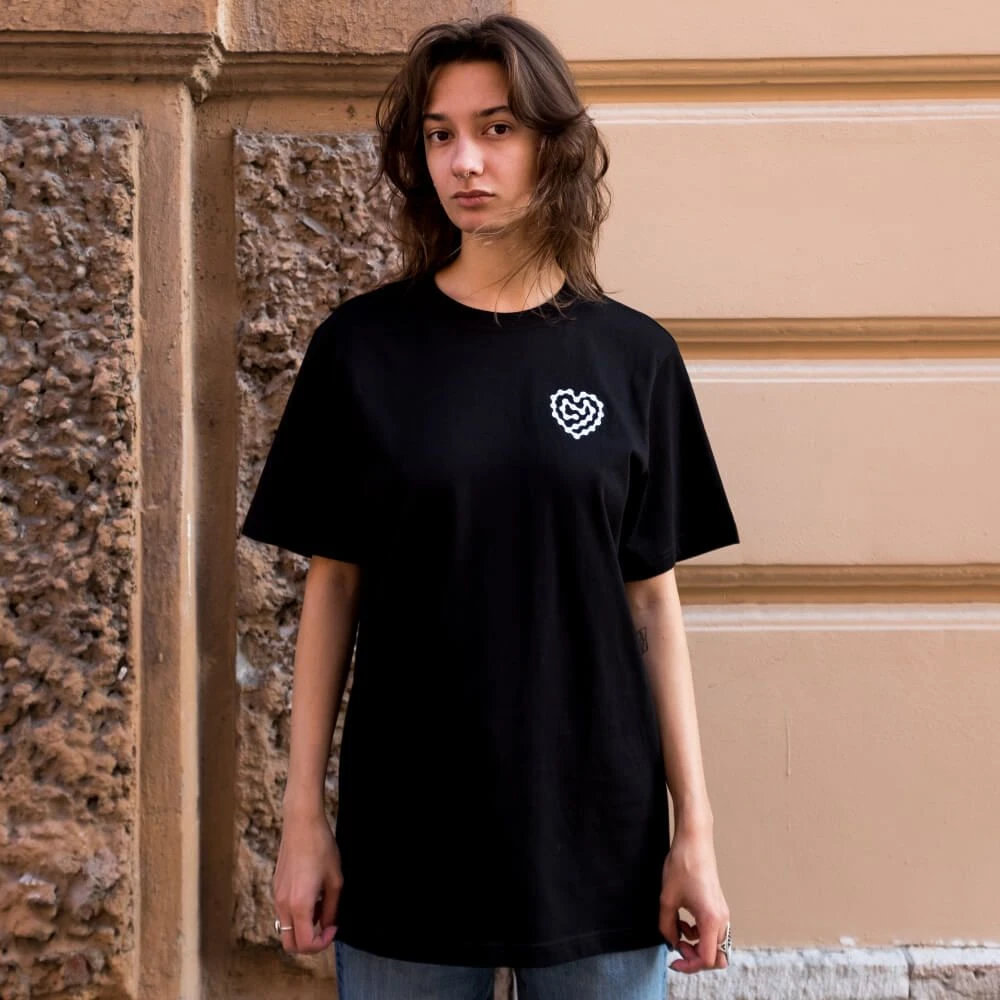 Футболка it's my!bike Велосердце черная - фото 2