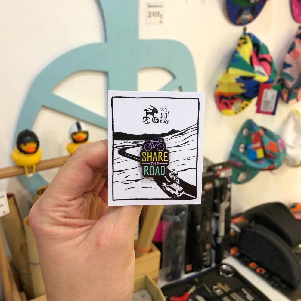 Значок it's my!bike Share The Road - фото 5