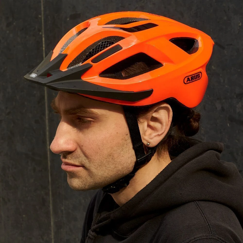 Велошлем ABUS Aduro 2.1 Shrimp Orange M - фото 3