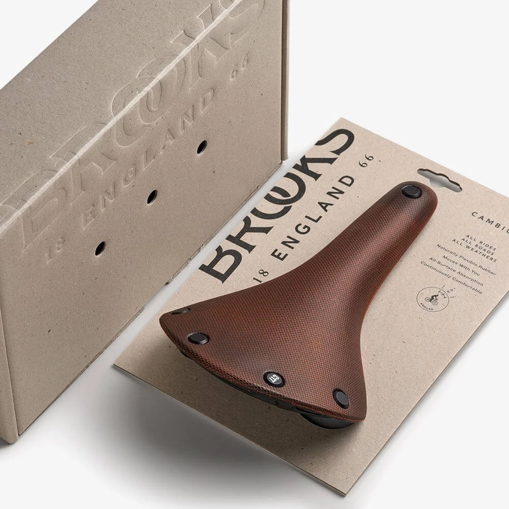 Седло Brooks CAMBIUM C17 Orange - фото 8