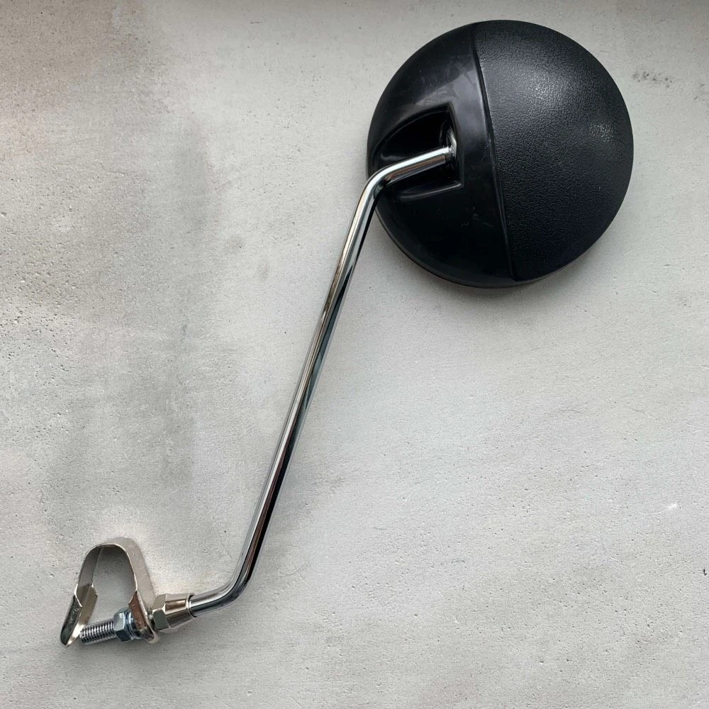 Зеркало заднего вида из черного пластика - фото 7