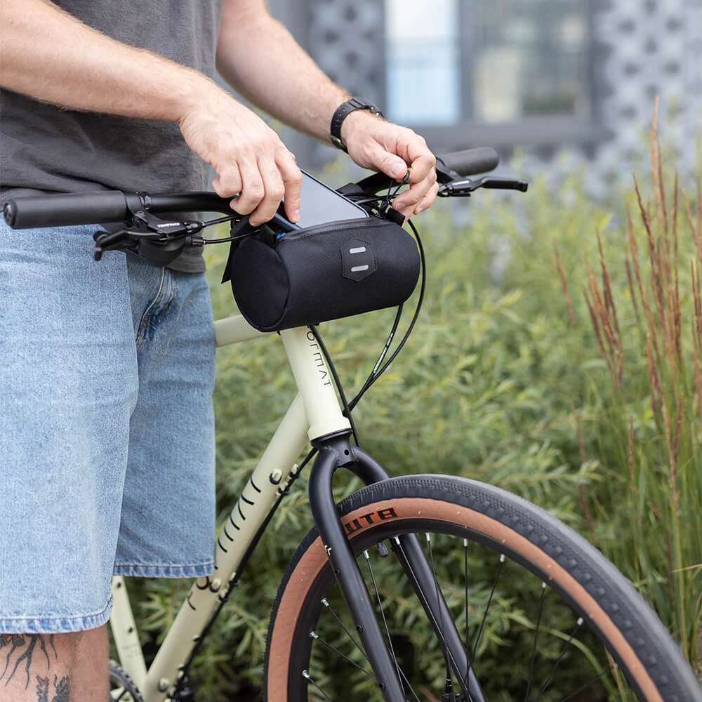 Велосумка на руль FATRAT Block mini черная - фото 6