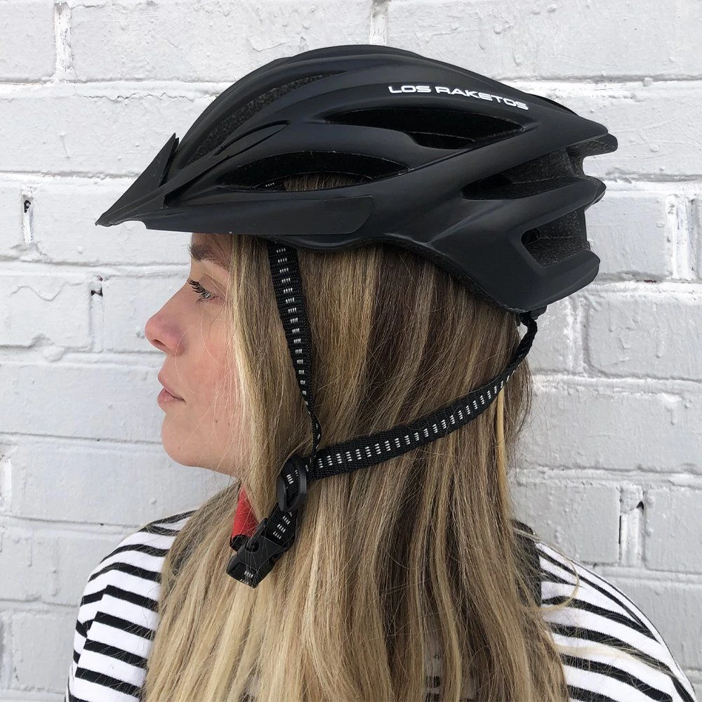 Велосипедный шлем Los Raketos VERTIGO Black S-M - фото 1