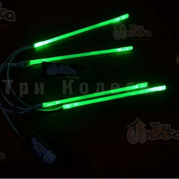 Подсветка на спицы Береза 4 ветви (разные цвета) - фото 4