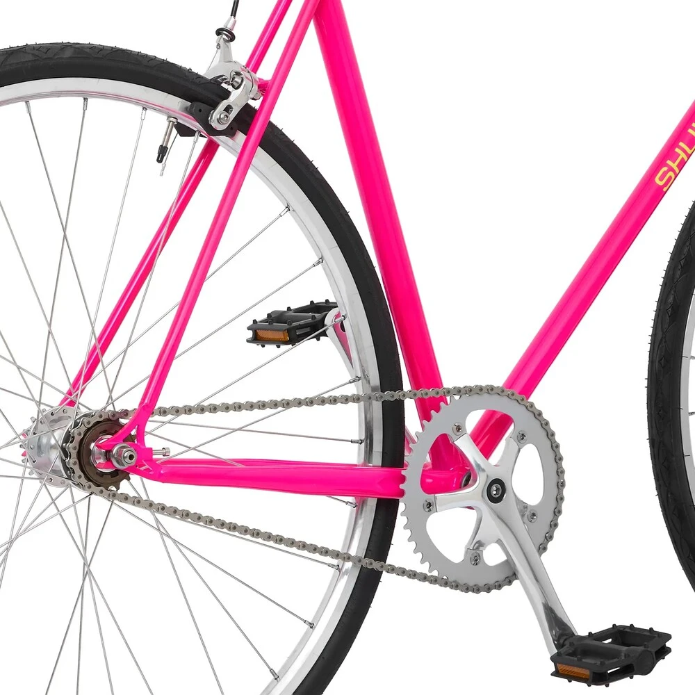 Велосипед Shulz I Am Single L Розовый неон - фото 7