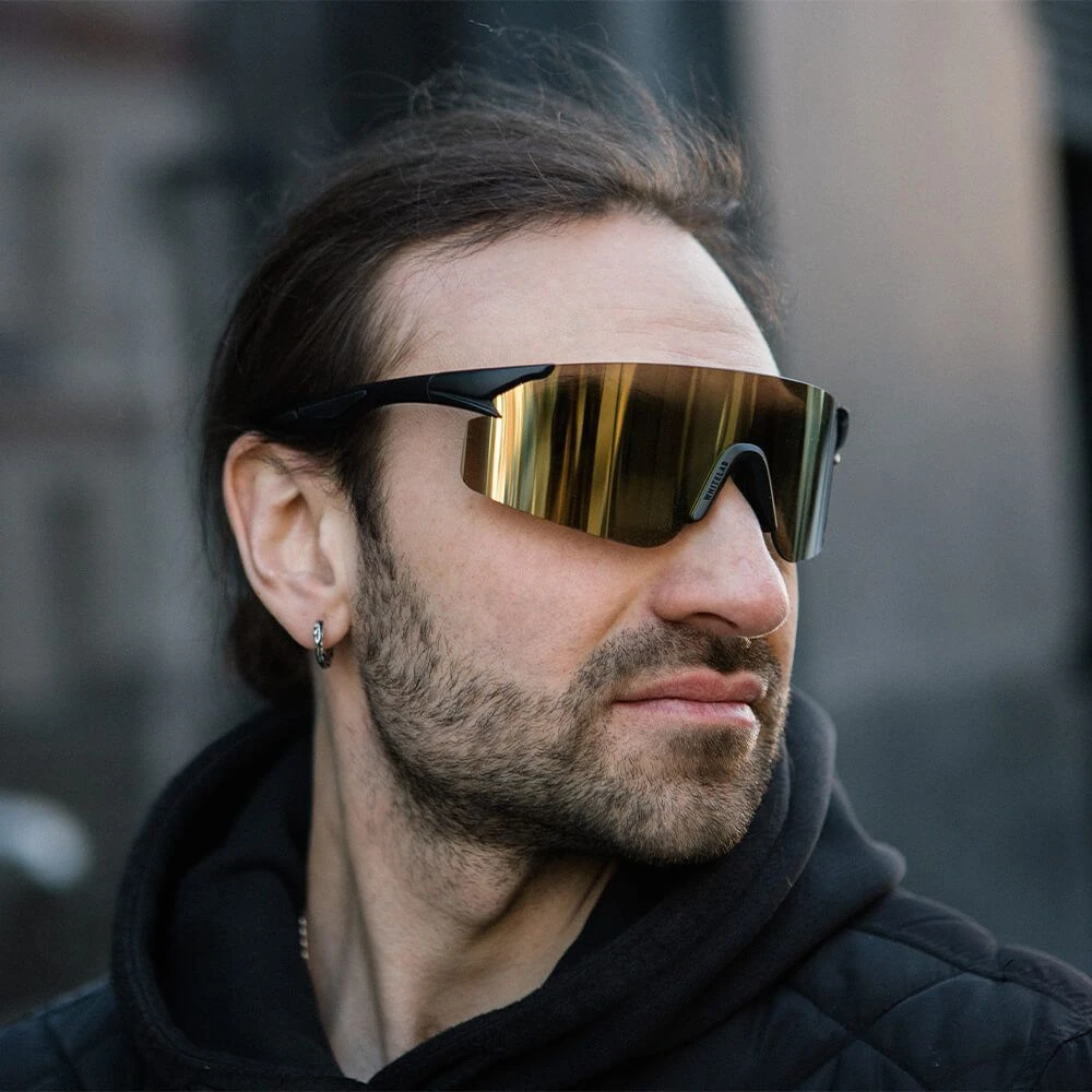 Солнцезащитные очки WhiteLab Visor Черный / Бронзовый - фото 7