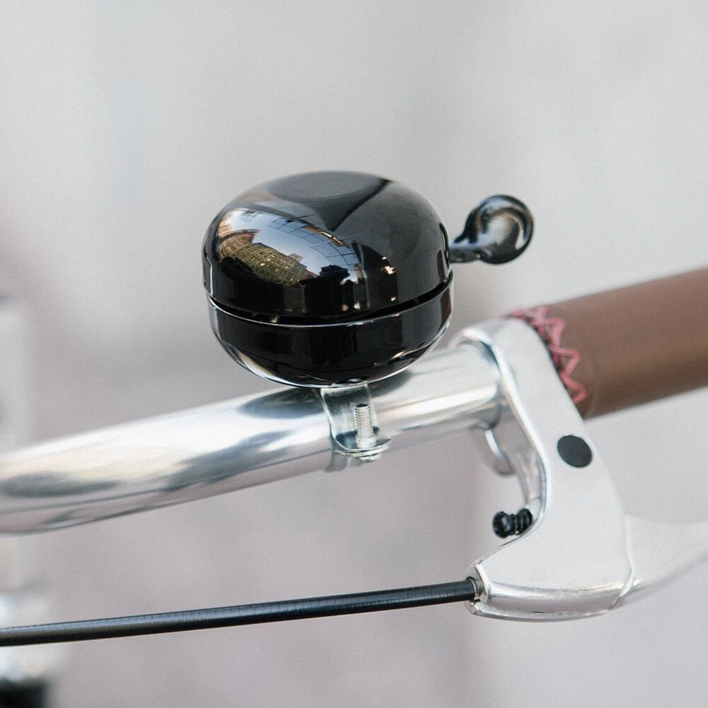 Классический черный звонок средний Дин-Дон - фото 2