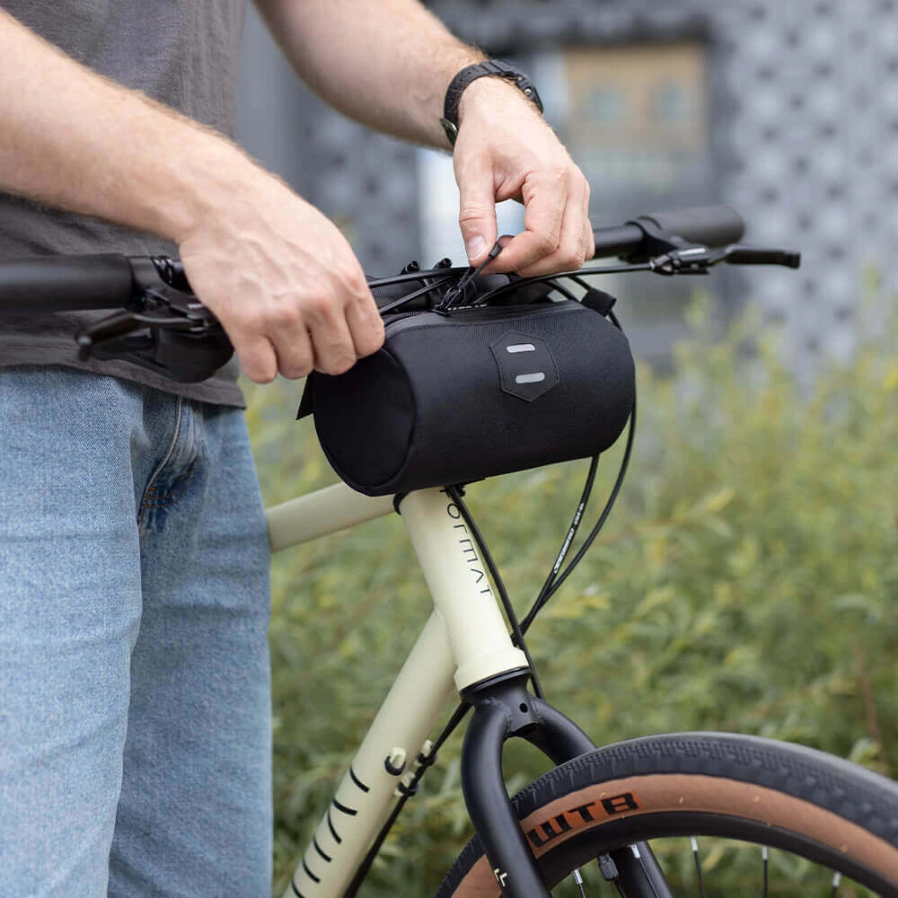 Велосумка на руль FATRAT Block mini черная - фото 7