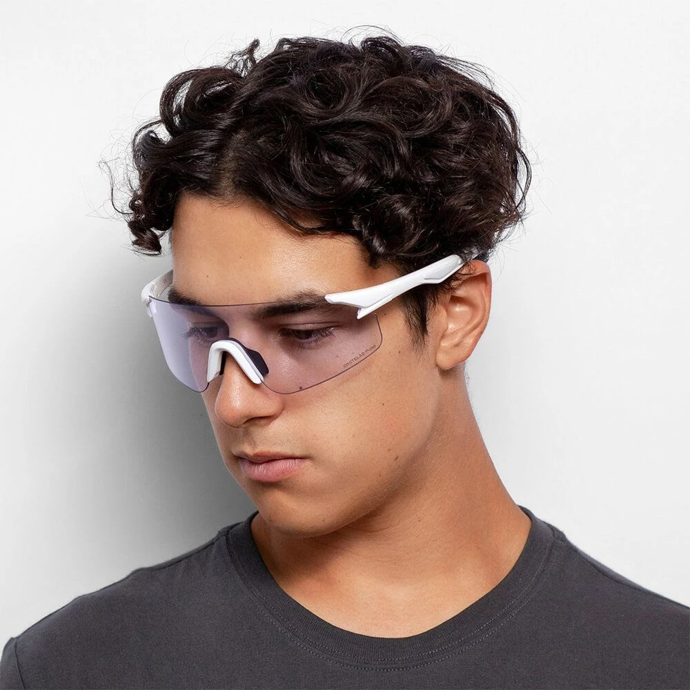 Солнцезащитные очки WhiteLab Visor Белый / Роза - фото 11