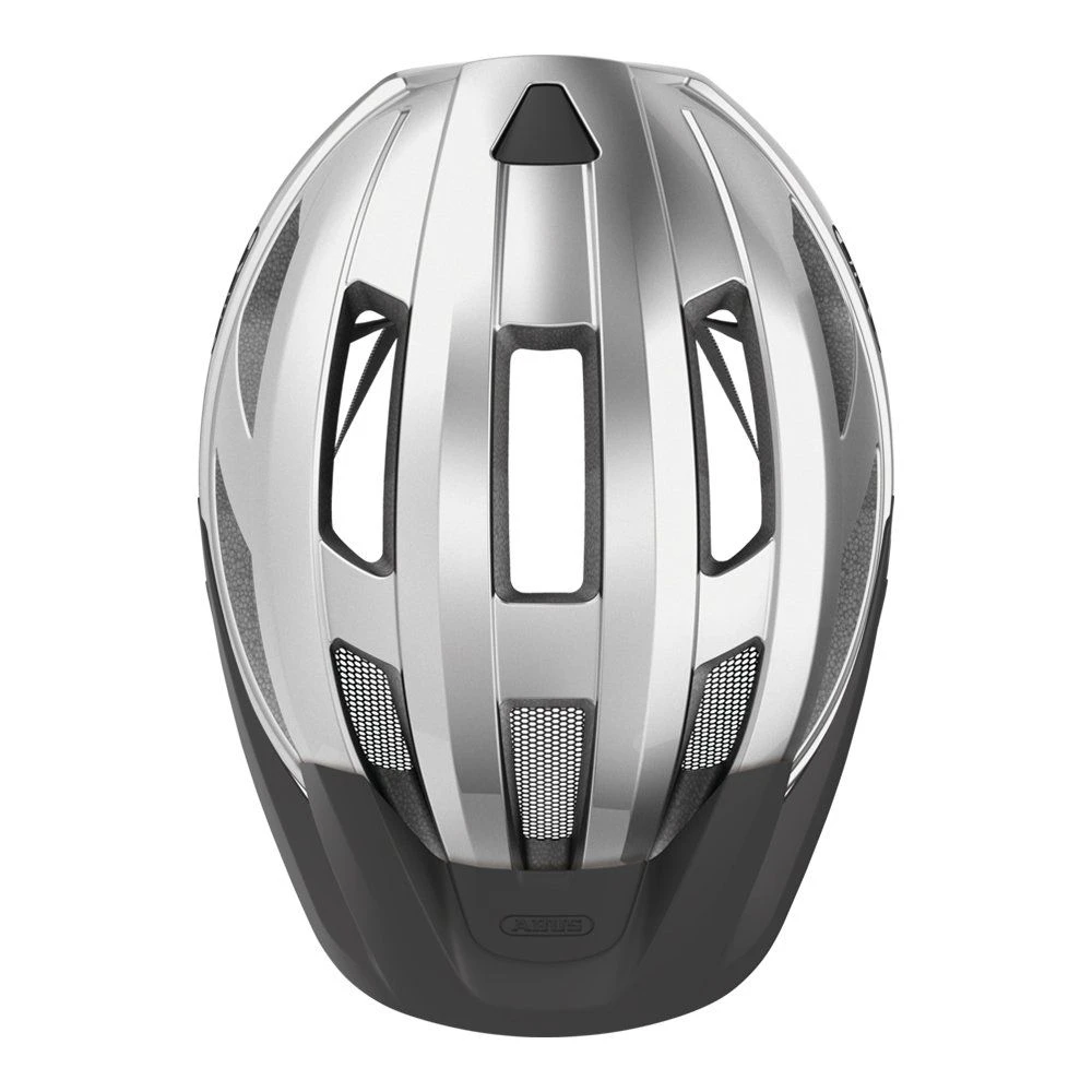 Велошлем ABUS Macator Gleam Silver L - фото 3