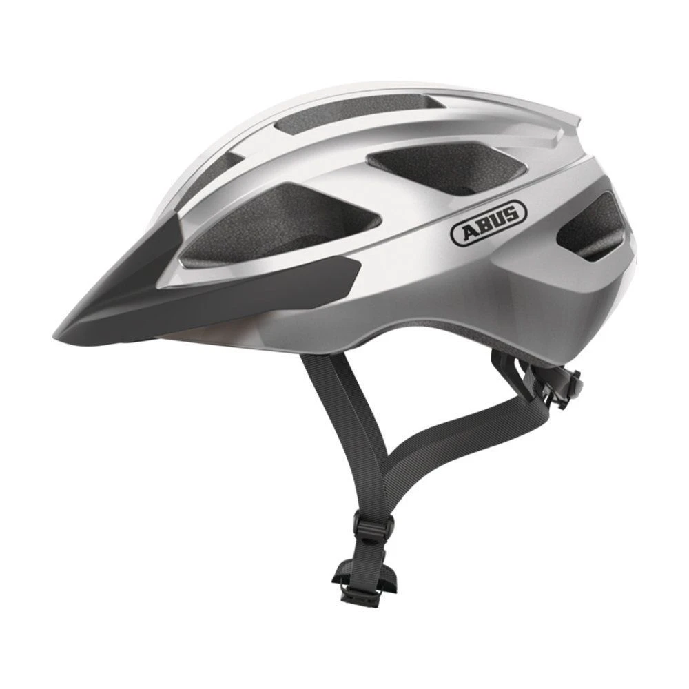 Велошлем ABUS Macator Gleam Silver L - фото 1