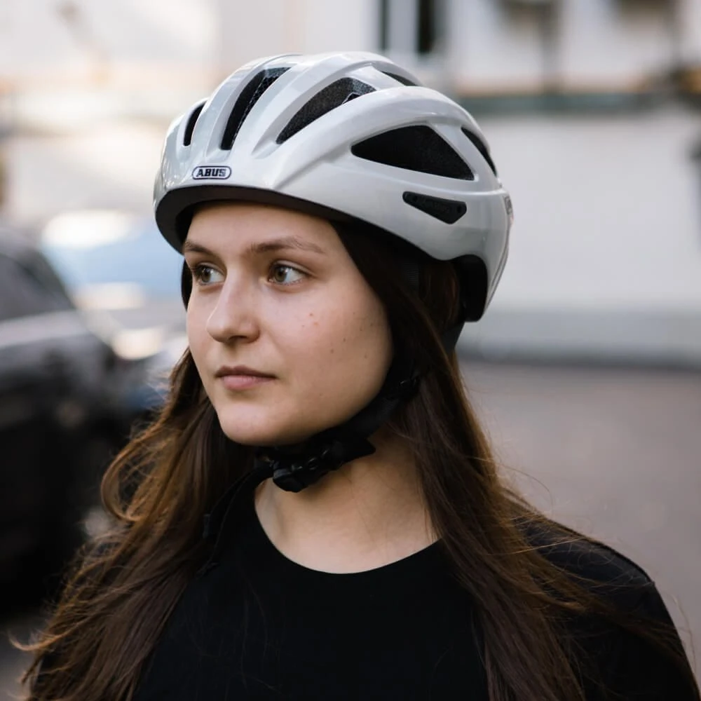 Велошлем ABUS Macator Gleam Silver M - фото 3