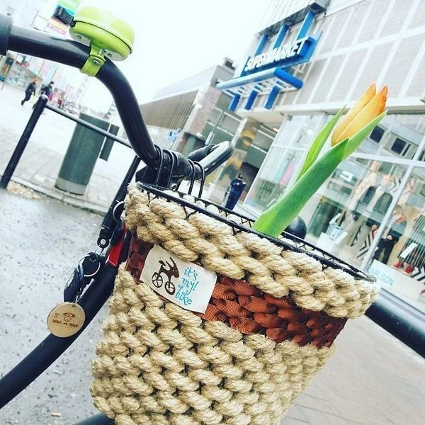 Корзина хорошая канатно-коричневая - фото 1