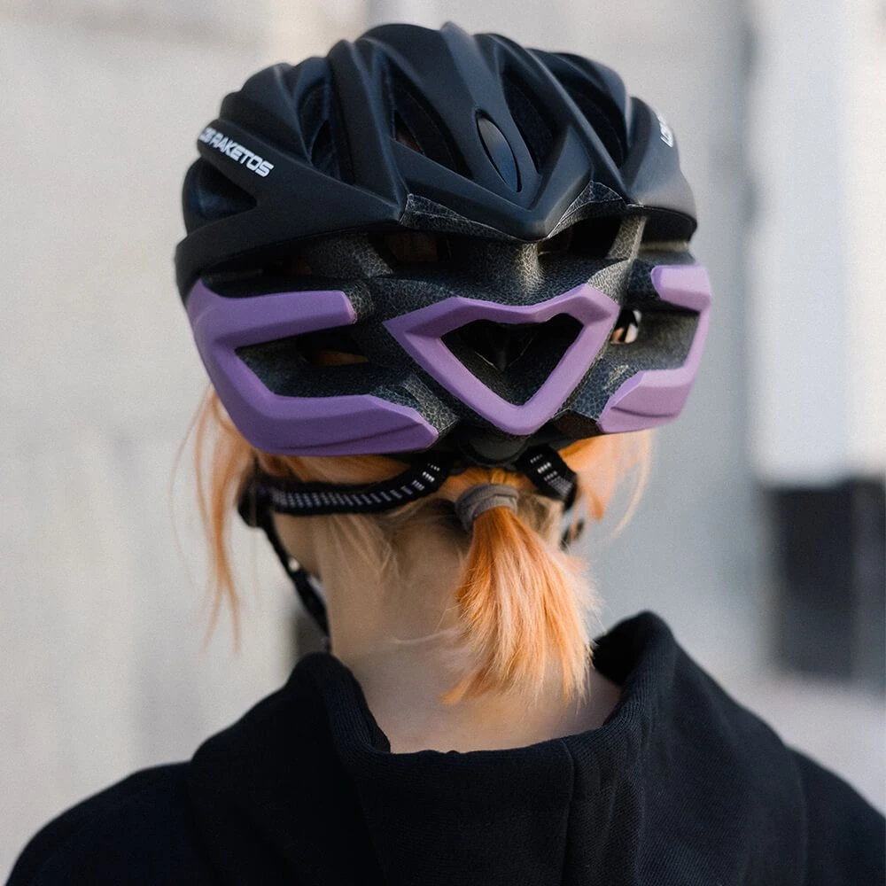 Велосипедный шлем Los Raketos VERTIGO Black-Rose L-XL - фото 10