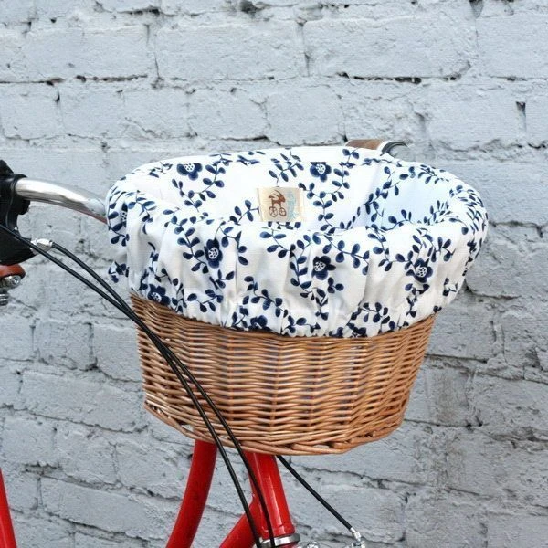 Плетеная корзина Гжель - фото 1