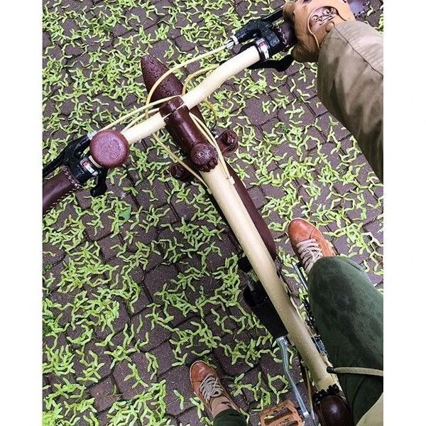 Звонок it's my!bike шоколадный с блестками - фото 4