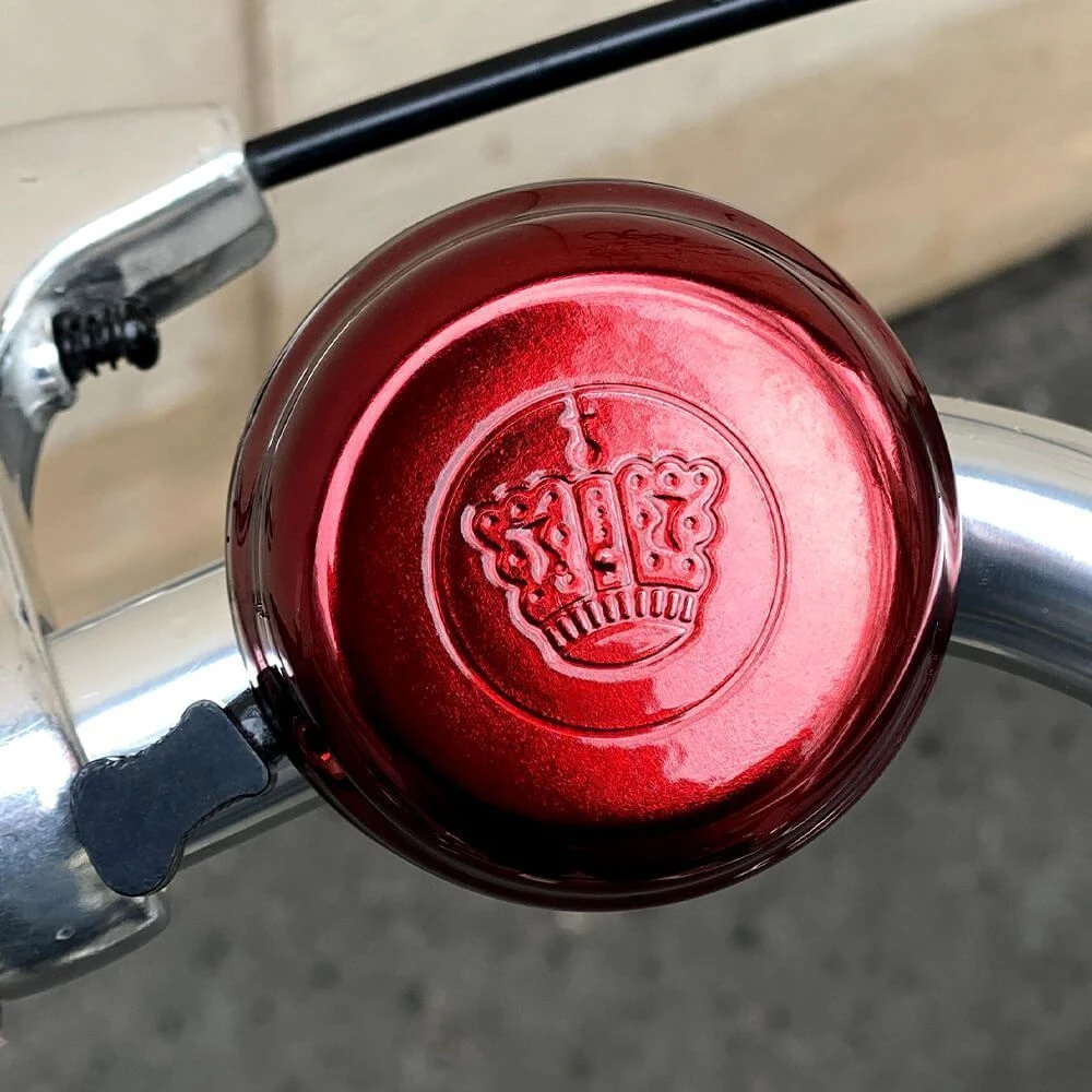 Звонок it's my!bike красный хром - фото 1