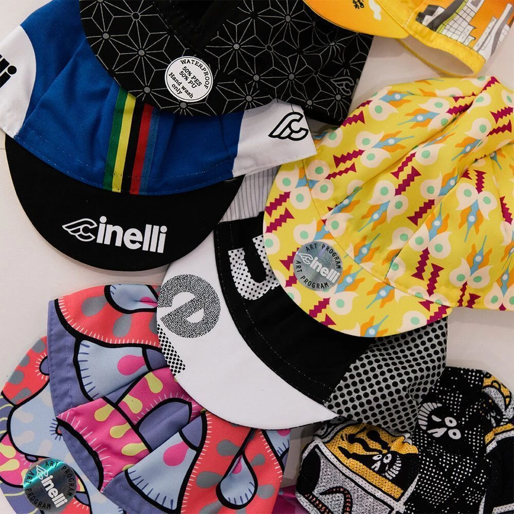 Велокепка Cinelli Bassano 85 / Синий-белый - фото 8