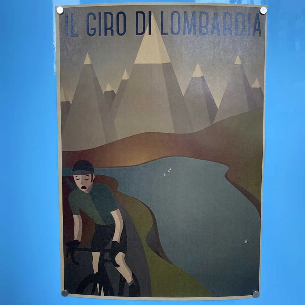 Винтажные постеры с велосипедом (разные дизайны) - фото 11