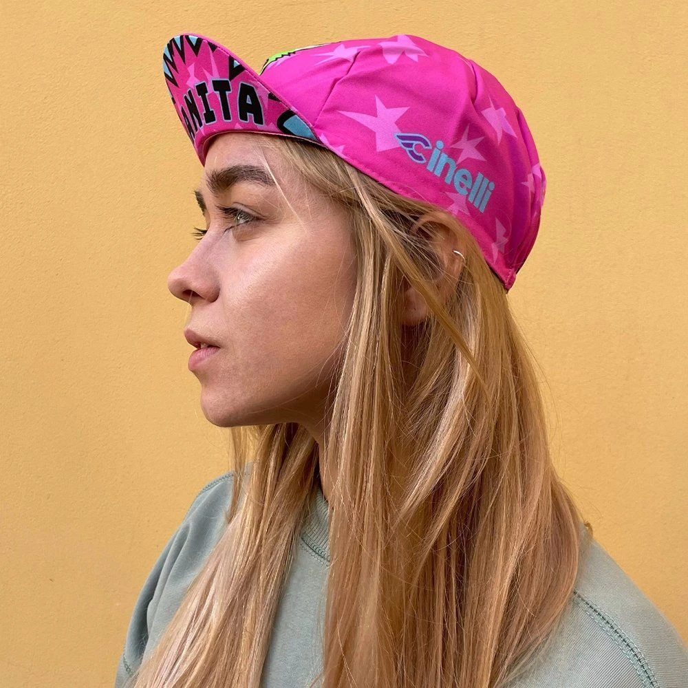 Велокепка Cinelli H.O.T.O.N. Granita / Розовый - фото 4