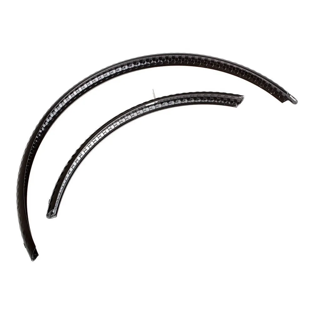 Крылья BLB Hammered Fender Polished Black 700x38c - 44 мм - фото 1