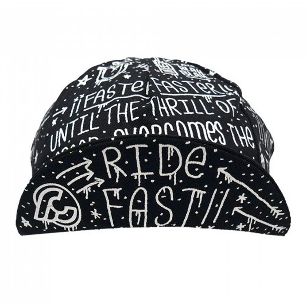 Велокепка Cinelli Rider collection Сhas Сhristiansen / Черный-Белый - фото 2