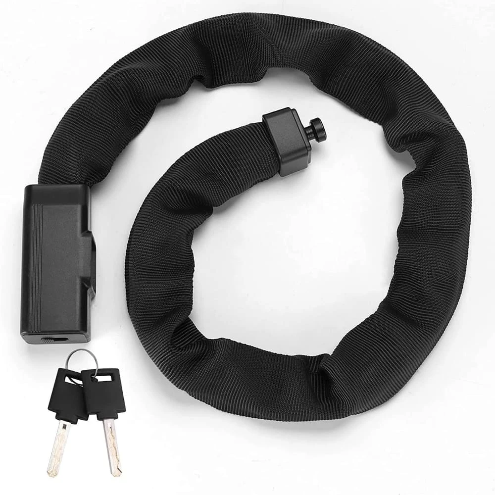 Замок-цепь ROCKBROS 97см с ключем в защитном кожухе - фото 1