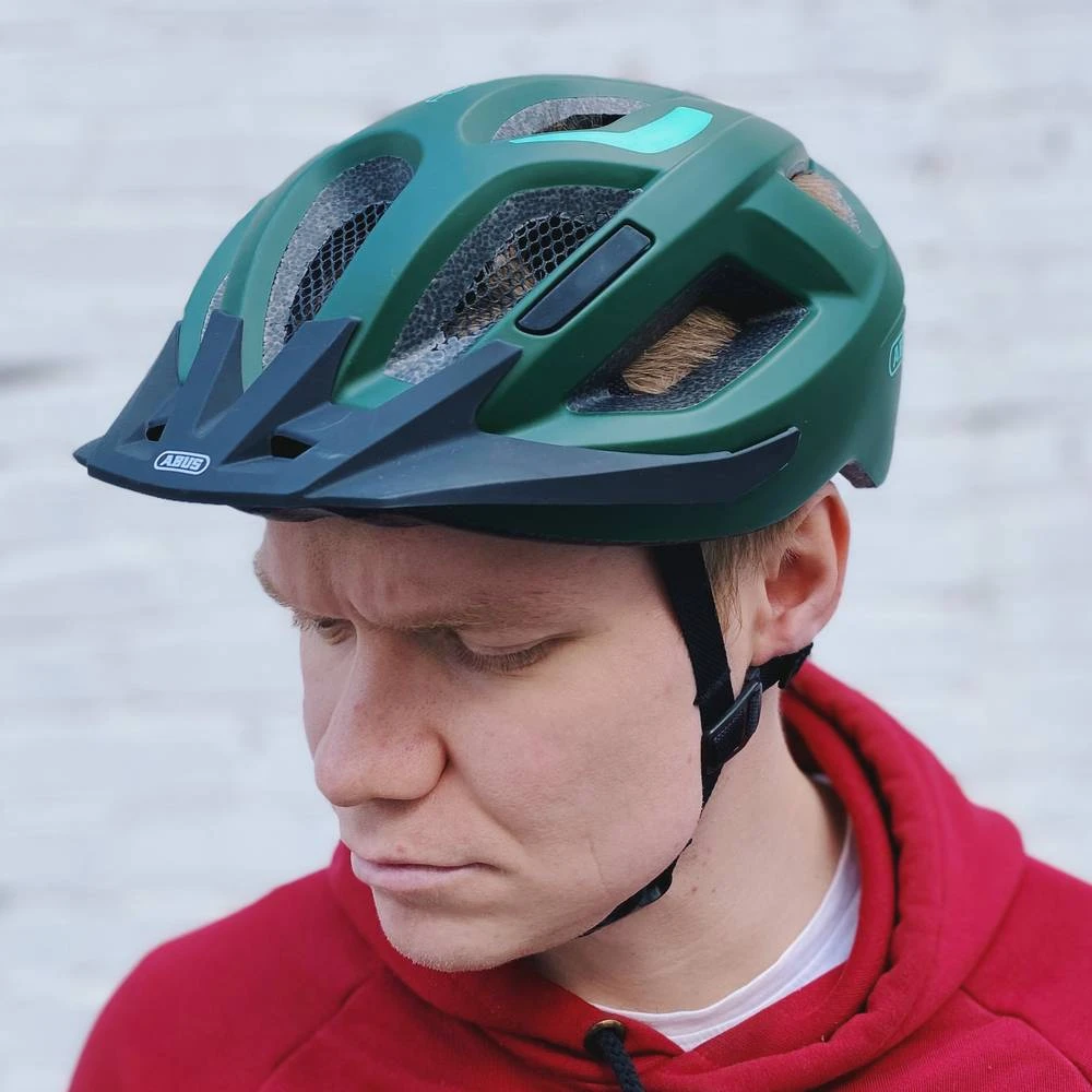 Велошлем ABUS Aduro 2.1 Smaragd Green M - фото 1