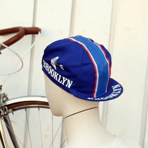 Пятипанельная велосипедная кепка BROOKLYN синяя - фото 9