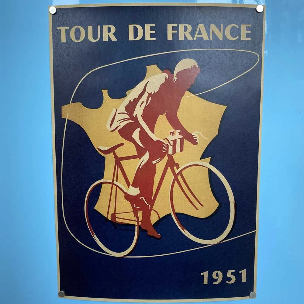 Винтажные постеры с велосипедом (разные дизайны) - фото 14