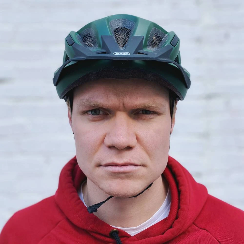 Велошлем ABUS Aduro 2.1 Smaragd Green M - фото 2