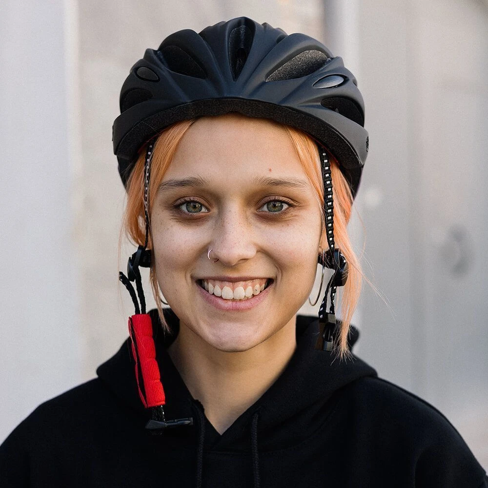 Велосипедный шлем Los Raketos VERTIGO Black-Rose L-XL - фото 7