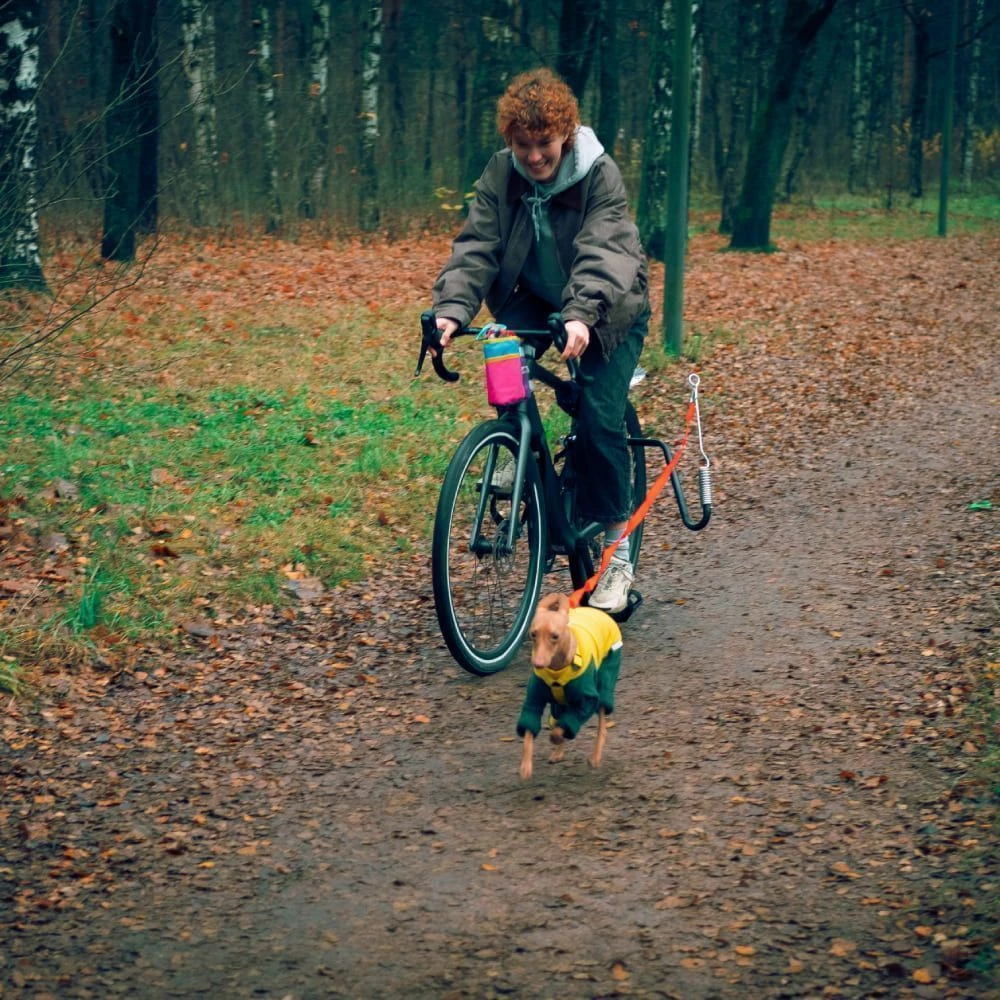 Велосипедный спрингер - держатель собаки, крепление поводка к велосипеду - фото 3