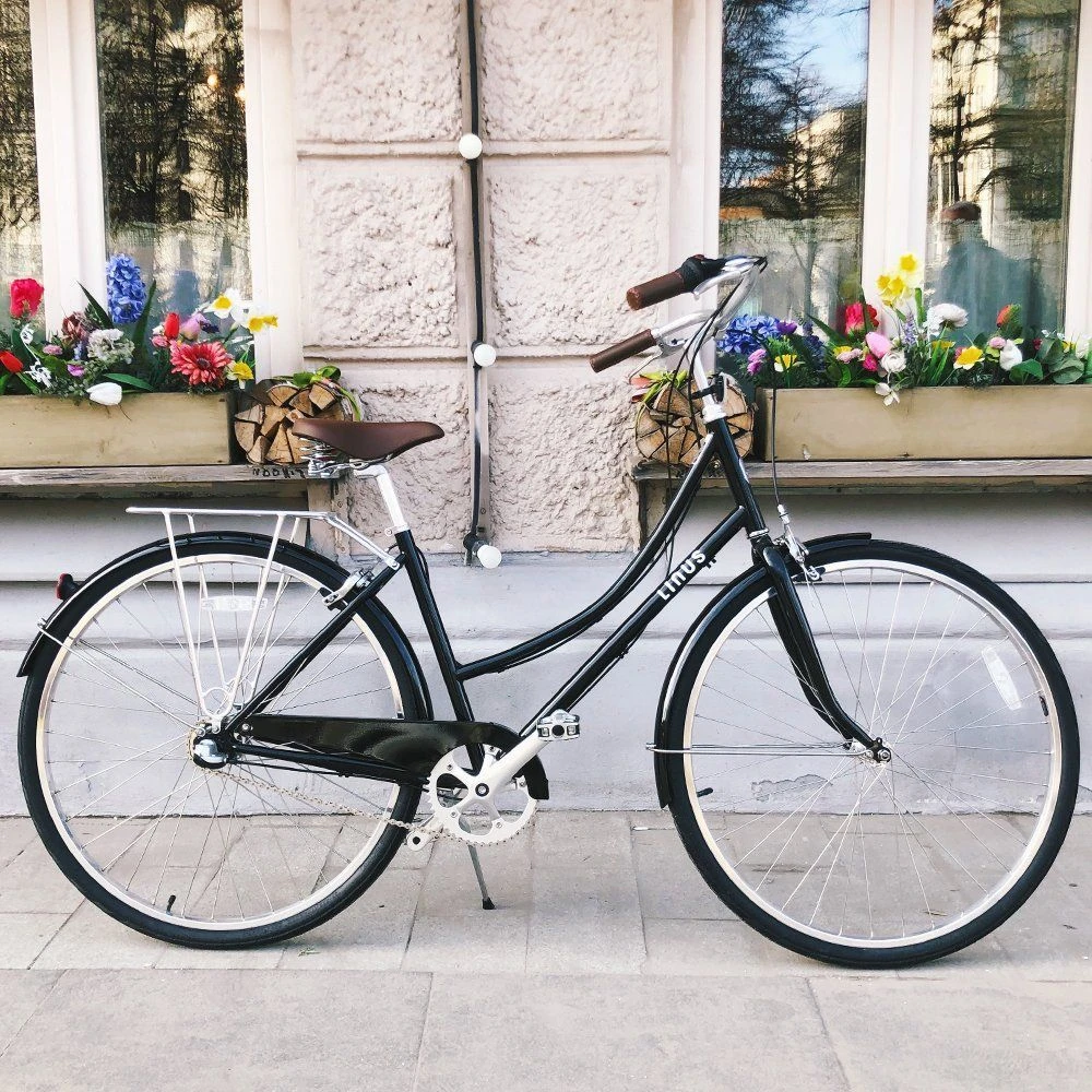 Велосипед LINUS DUTCHI 3 SPEED BLACK M - фото 1