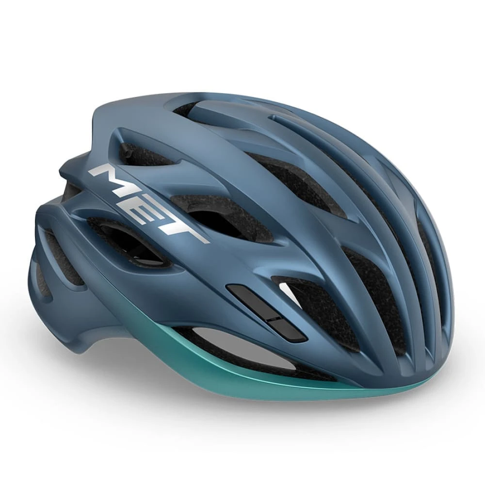 Велошлем MET Estro MIPS Navy/Teal M - фото 5