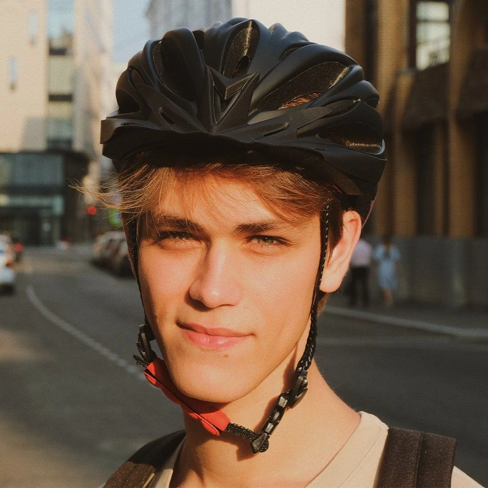 Велосипедный шлем Los Raketos VERTIGO Black-Blue L-XL - фото 2