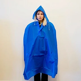 Дождевик M-Wave синий