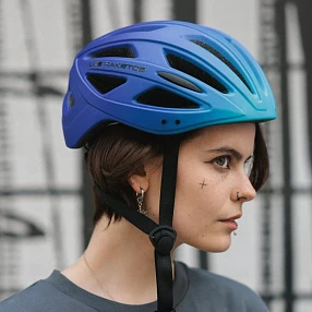 Велосипедный шлем Los Raketos BLAZE blue-violet L-XL