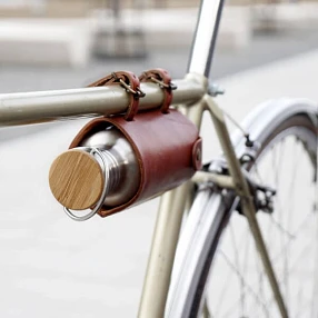 Держатель бутылки кожаный (разные цвета)