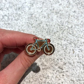 Значок it's my!bike Велосипед бирюзовый