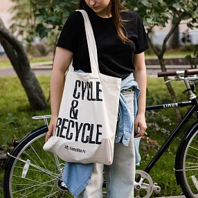 Шоппер CYCLE and RECYCLE