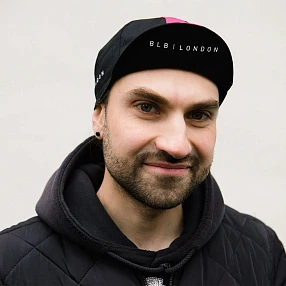 Пятипанельная велосипедная кепка London Magenta